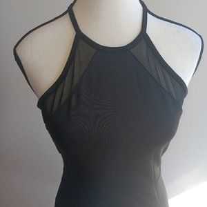 women Cocktail Party Dress Black Vintage